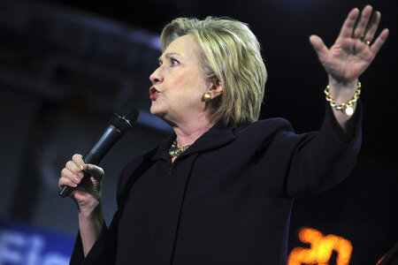 Walkampfrede von Hillary Clinton in New Jersey