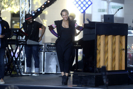 Konzert von Alicia Keys in New York