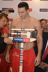 Wiegen zum Kampf Klitschko vs. Leapi, Mülheim an der Ruhr