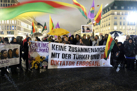 Kurdenprotest in Berlin