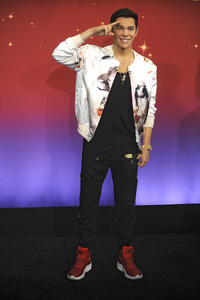 Präsentation der Austin Mahone Wachsfigur in New York