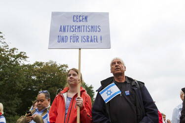 'Deutschland steht auf: Nie wieder Judenhass!' Demonstration, Berlin