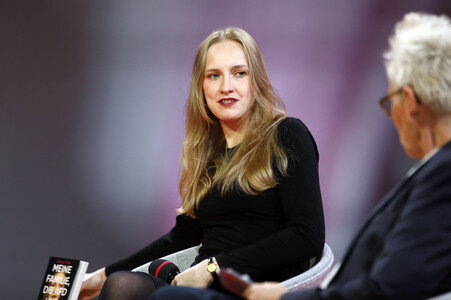 Leonie Plaar auf der Frankfurter Buchmesse 2025 in Frankfurt