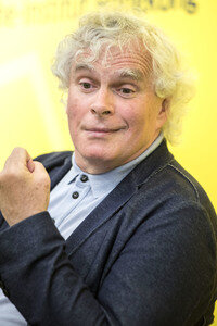 Pressekonferenz mit Simon Rattle in Hongkong