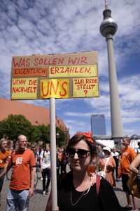 Demonstration für Seenotrettung auf dem Mittelmeer in Berlin
