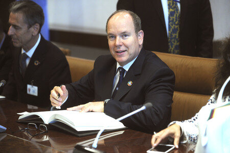 Fürst Albert II. von Monaco bei der UN Ocean Conference in New York