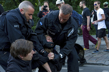 Bärgida Gegendemo in Berlin