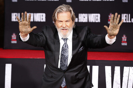 Hand and Footprint Ceremony mit Jeff Bridges in Los Angeles