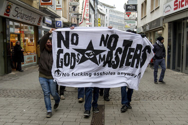 Demo gegen Rassismus, Salafisten und Pegida, Wuppertal