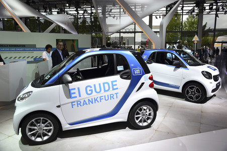 Zweiter Pressetag auf der IAA 2015 in Frankfurt