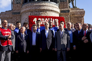 Maidemonstration in Istanbul