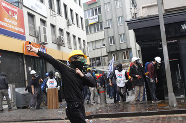 Maidemonstration in Istanbul