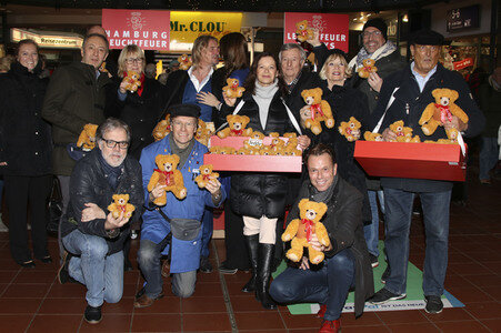 Teddybären Charity Aktion in Hamburg