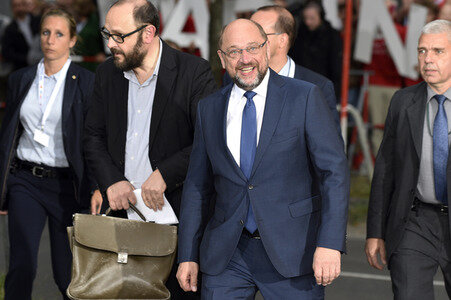 TV-Duell der Spitzenkandidaten zur Bundestagswahl 2017 in Berlin
