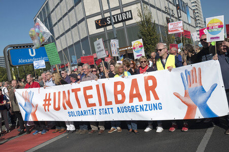 Demonstration 'Unteilbar' in Berlin