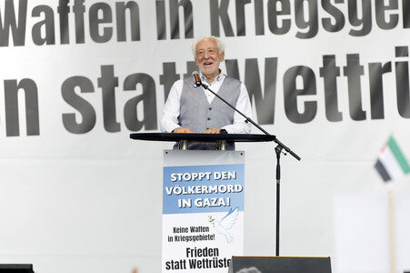 Kundgebung für Frieden im Gazastreifen in Berlin