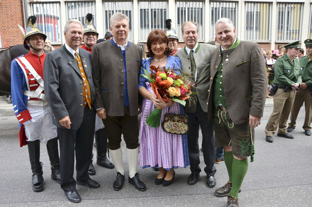 Wiesn-Einzug der Festwirte und Brauereien in München