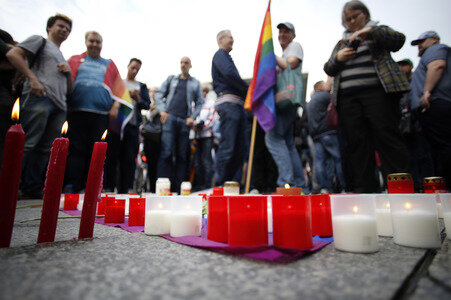 Mahnwache für die Opfer des Terror-Anschlags von Orlando in Köln