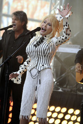 Dolly Parton bei der NBC-Show 'Today', New York