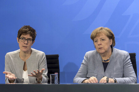 Pressekonzerenz zum Treffen der Regierungschefs der Bundesländer in Berlin