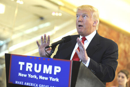 Donald Trump Pressekonferenz in New York