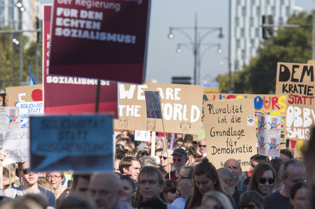 Demonstration 'Unteilbar' in Berlin