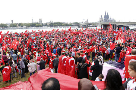 Erdogan-Demo in Köln