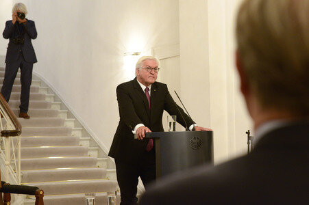 Gesprächsrunde in der Villa Hammerschmidt in Bonn