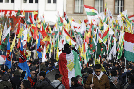 Kurden-Demo in Köln