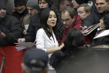 'Ode to My Father' Pressekonferenz Ankunft, Berlinale 2015
