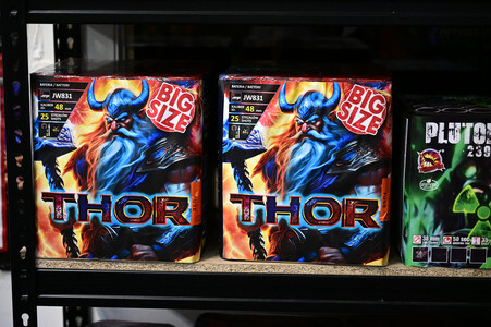 Symbolfoto Feuerwerk aus Polen