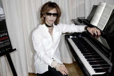 Yoshiki beim Fototermin, Berlin
