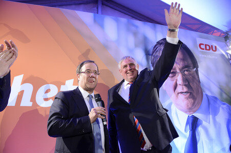 Wahlparty der CDU NRW in Düsseldorf
