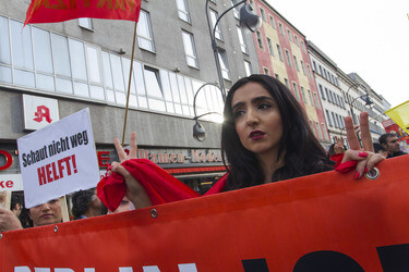 'Berlin ist Kobane' Demonstration, Berlin