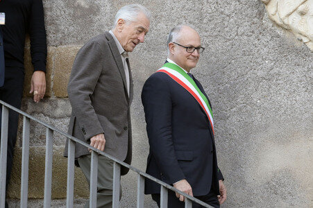 Verleihung des Lupa Capitolina an Robert De Niro in Rom