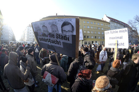 Studentendemo in Berlin