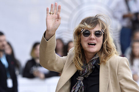 Ankunft von Emma Suárez auf dem San Sebastian Film Festival 2017