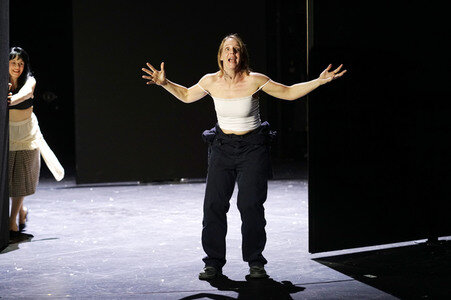 Theaterprobe 'Die stillen Trabanten' in Berlin