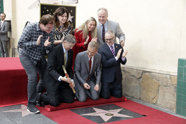 Christoph Waltz erhält einen Stern auf dem Hollywood Walk of Fame, Los Angeles