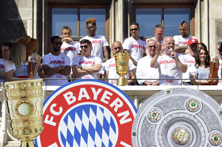 DFB-Pokalfeier des FC Bayern München