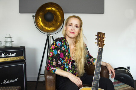 Pressetermin mit Tina Dico in Berlin