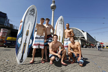 Open Air-Fashionshow des Menswear-Labels Camp David, Berlin