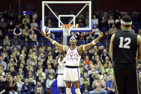 Basketballspiel Harlem Globetrotters vs. World All Stars in Berlin