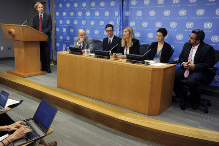 ICAN Pressekonferenz bei der UN in New York