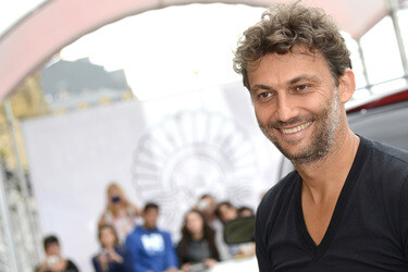 Ankunft von Jonas Kaufmann beim San Sebastian Film Festival 2014