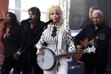 Dolly Parton bei der NBC-Show 'Today', New York