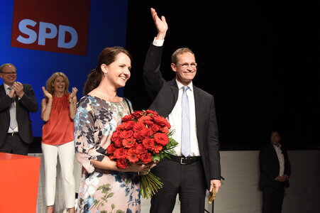 Wahlabend der SPD in Berlin
