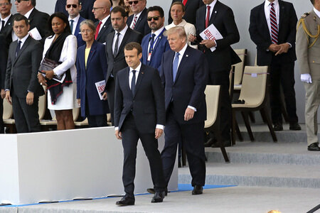 Militärparade zum französischen Nationalfeiertag in Paris