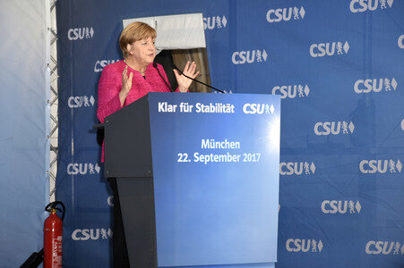Wahlkampfveranstaltung der CSU in München