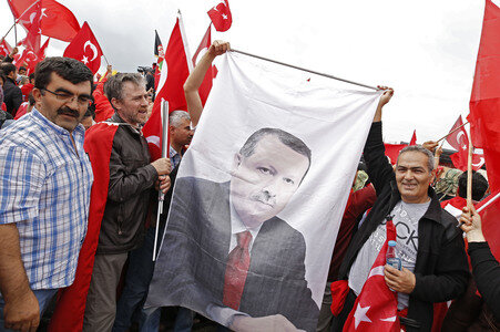 Erdogan-Demo in Köln